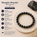 Natural Shungite Bracelet For Everyday Protection