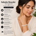 Natural Selenite Bracelet For Daily Energy Cleansing