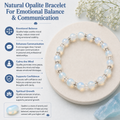 Natural Opalite Bracelet For Emotional Balance & Communication