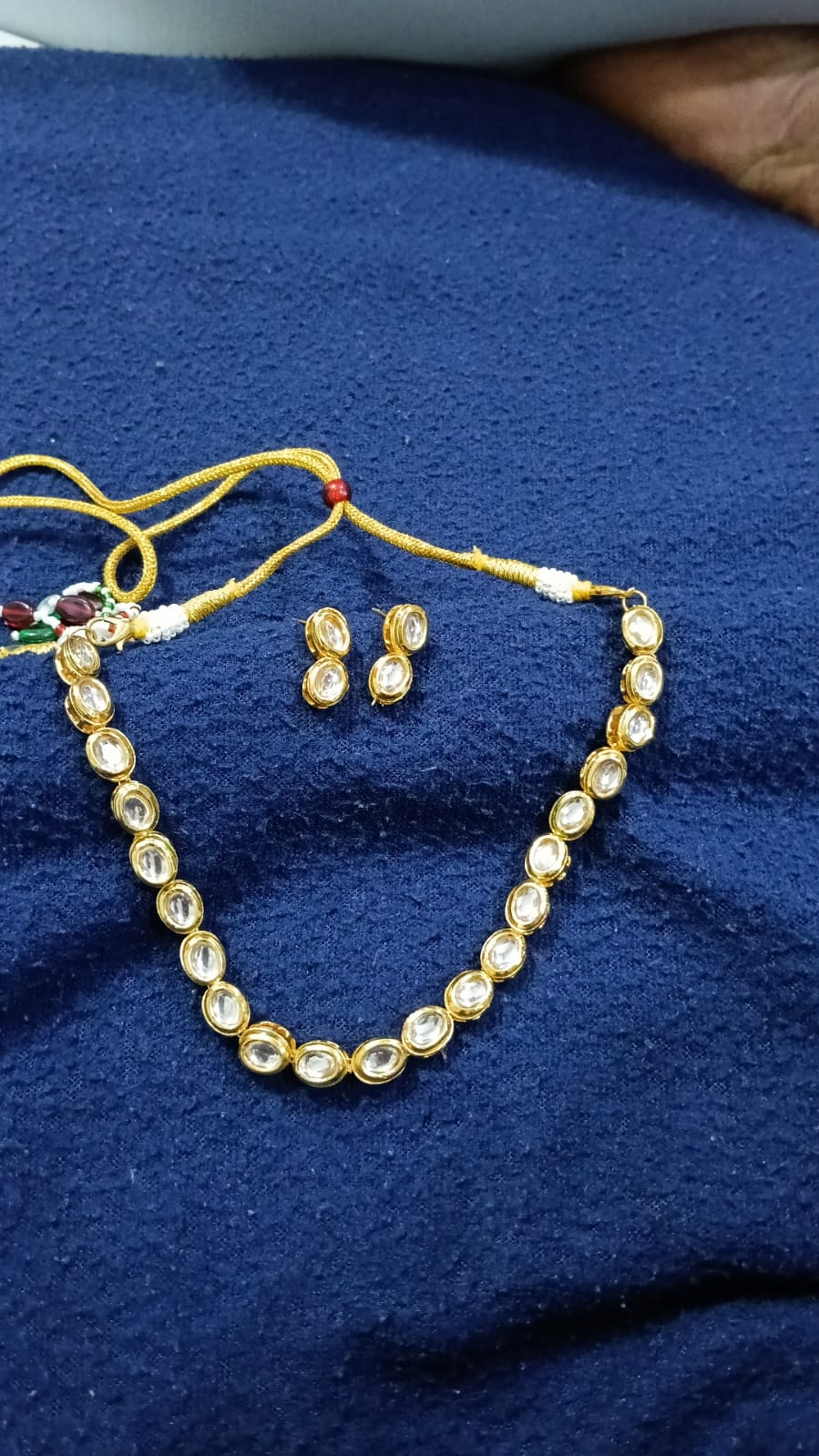 Kundan Necklace Set for Women | Artificial Kundan Necklace with Earrings | Traditional Wedding Jewelry